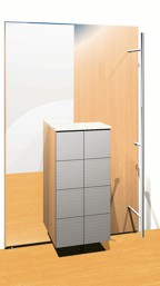 Fotorealistische Ansicht des Schuhschrankes